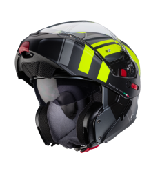 Casco Caberg Horus X Road Mate Gun Metal Negro Amarillo Fluor |C0JD60L1|