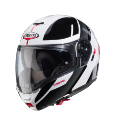 Casco Caberg Levo X Manta Blanco Antracita Negro Rojo |C0GE60L3|