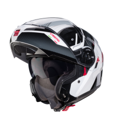 Casco Caberg Levo X Manta Blanco Antracita Negro Rojo |C0GE60L3|