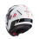 Casco Caberg Levo X Manta Blanco Antracita Negro Rojo |C0GE60L3|