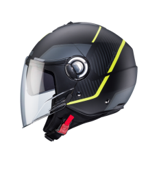 Casco Caberg Riviera V4X Geo Negro Mate Amarillo Fluor Antracita |C6HD60I5|