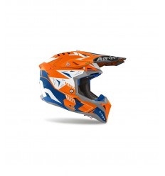 Casco Airoh Aviator 3 Spin Naranja Fluor Mate |AV3SP32|