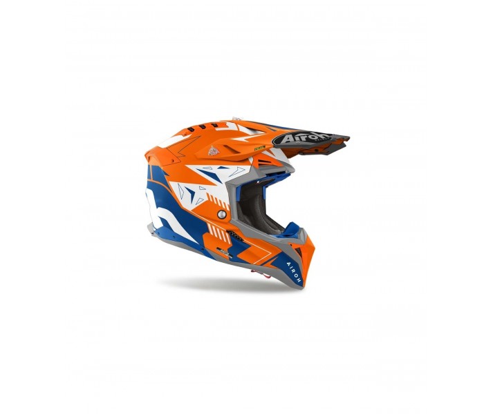 Casco Airoh Aviator 3 Spin Naranja Fluor Mate |AV3SP32|