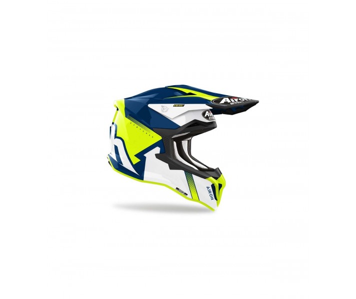 Casco Airoh Strycker Blazer Amarillo Brillo |STBL31|