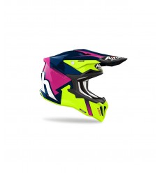 Casco Airoh Strycker Blazer Azul/Rosa |STBL54|