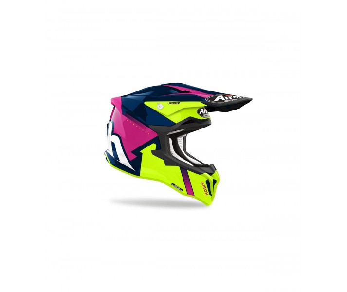 Casco Airoh Strycker Blazer Azul/Rosa Mate |STBL54|