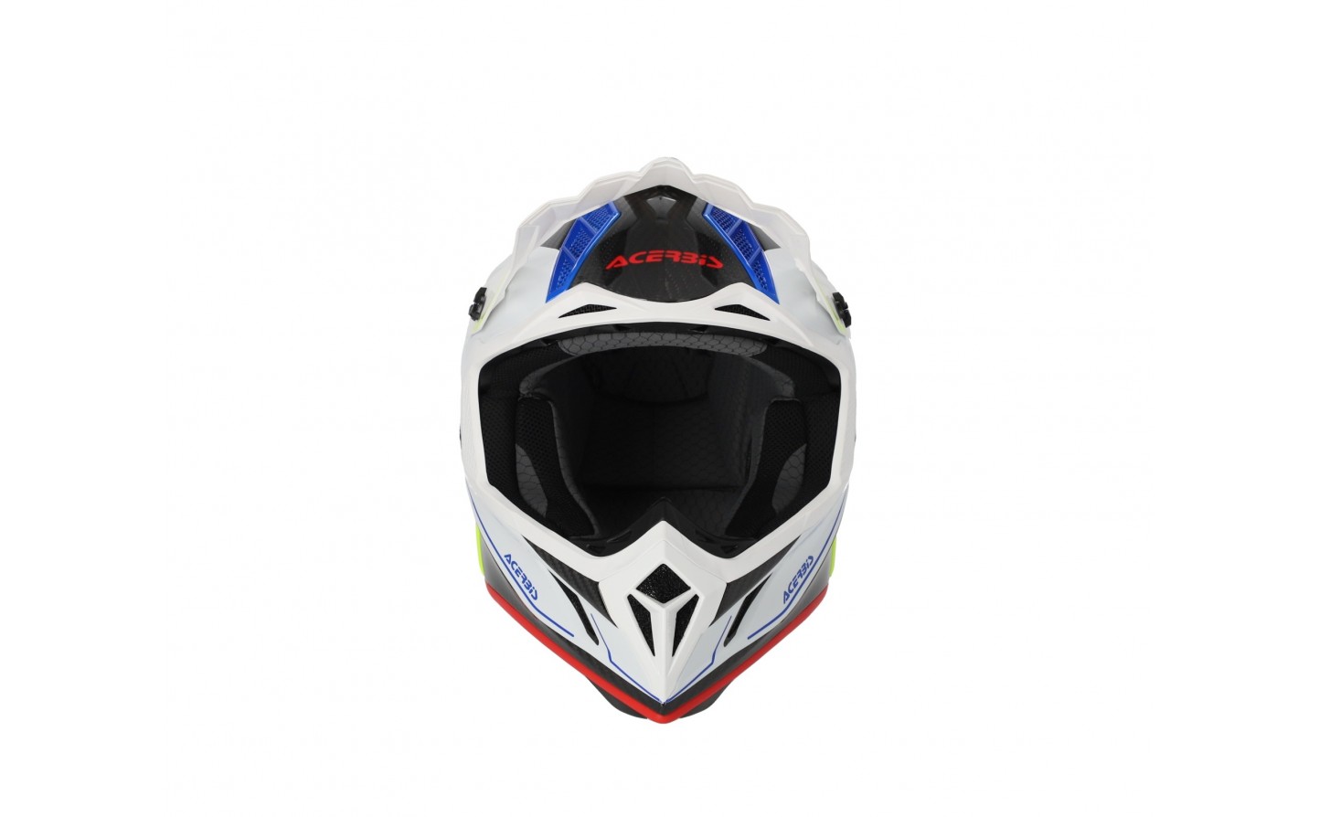 Casco acerbis impact steel carbon negro/blanco - Eurobike Mx