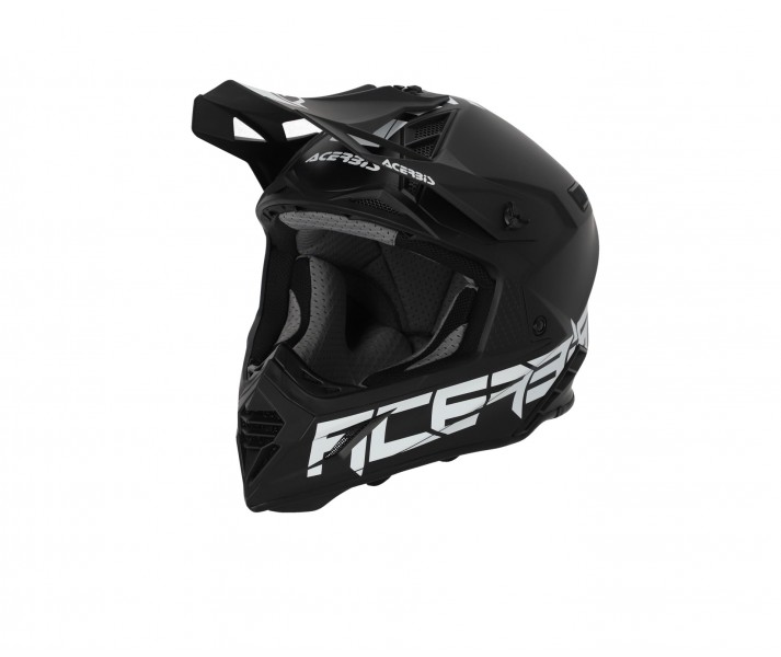 oro Muy enojado Peluquero Casco Acerbis X-Track 22-06 Negro |0025032.091| - Fabregues Motos