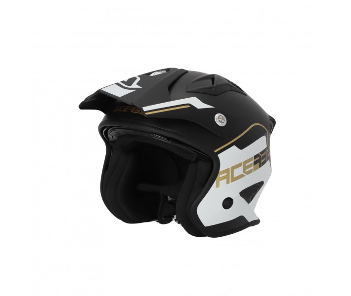 Casco Acerbis Jet Aria 22-06 Blanco Negro Oro |0025055.002|