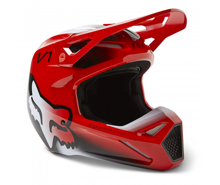 Casco Fox V1 Toxsyk Rojo Fluor |29659-110|