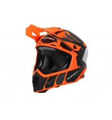 Casco Acerbis X-Track 2206 Naranja Fluor Negro |0025032.442|