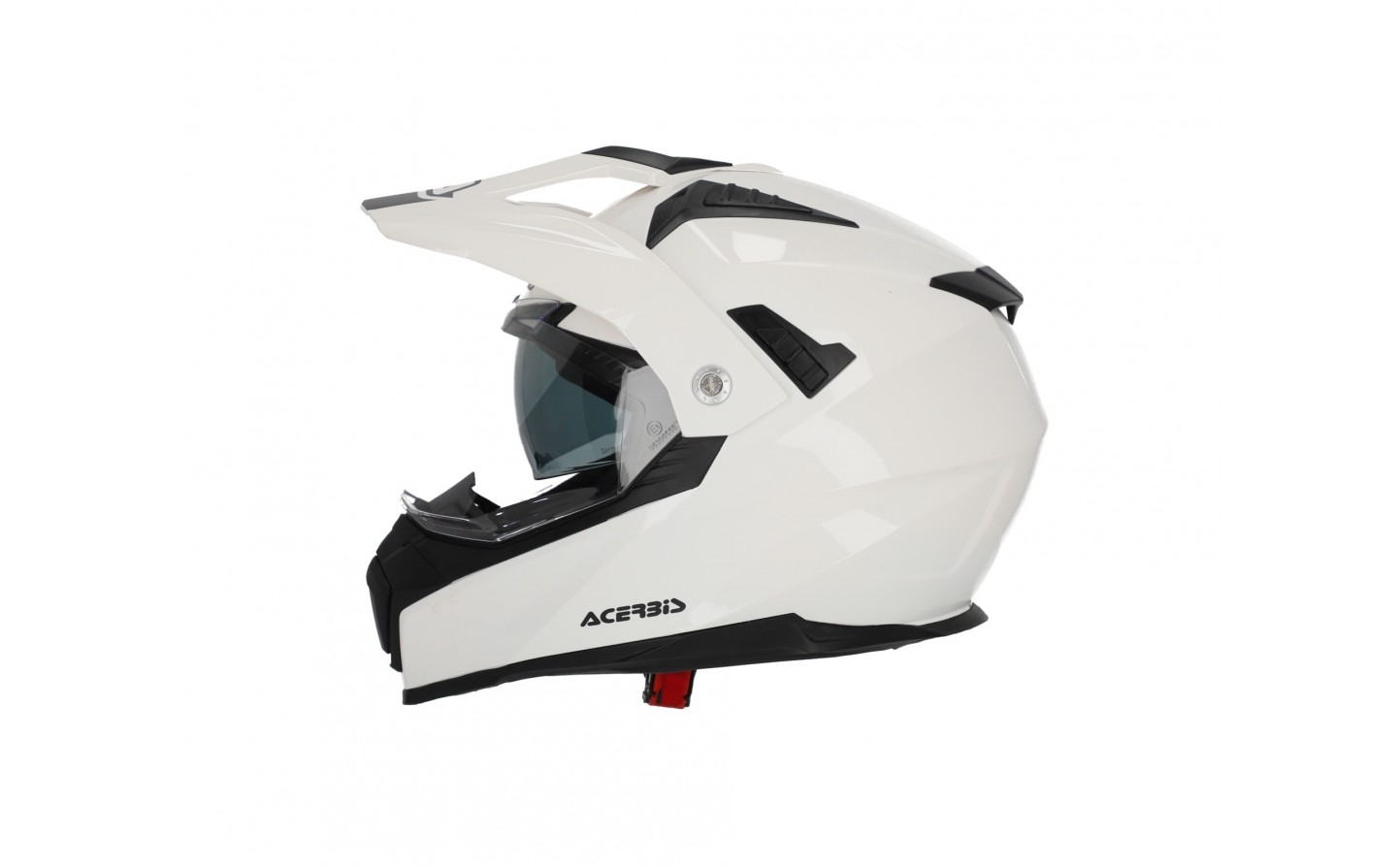 Casco motocross acerbis flip fs-606 blanco azul rojo