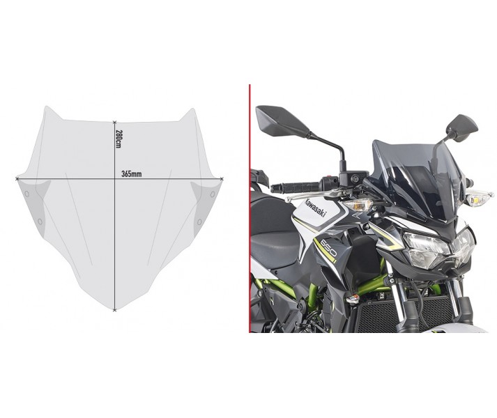 Cupula Givi P/Kita Kawasaki.Z650.20