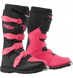 Botas Mujer Thor Mx Blitz XP Negro Rosa |34102227|