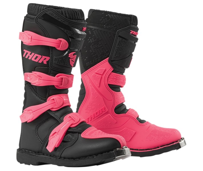 Botas Mujer Thor Mx Blitz XP Negro Rosa |34102227|