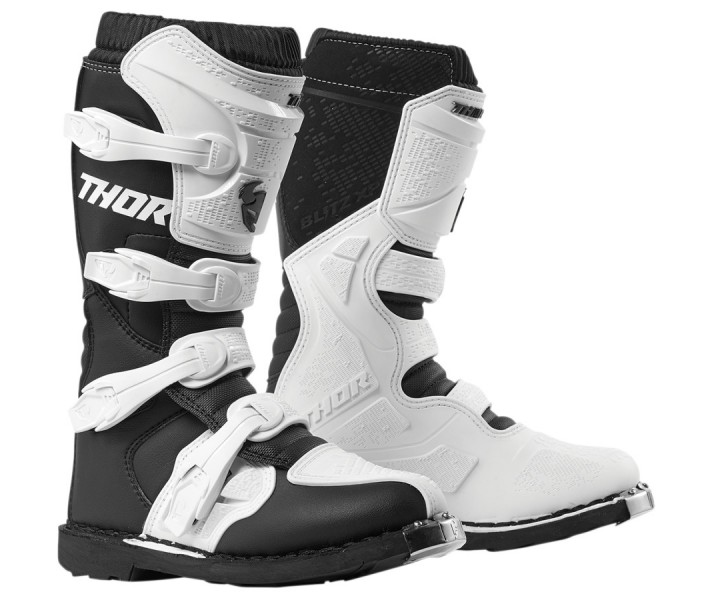 Botas Mujer Thor Mx Blitz XP Negro Blanco |34102233|