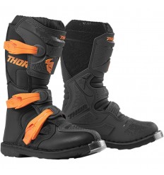 Botas Infantil Thor Mx Blitz XP Carbon Naranja |34110510|