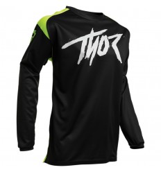 Camiseta Thor Mx Sector Link Negro Acid |29105373|