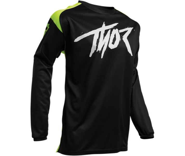 Camiseta Thor Mx Sector Link Negro Acid |29105373|