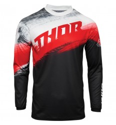 Camiseta Infantil Thor Mx Vapor Negro Rojo |29121942|