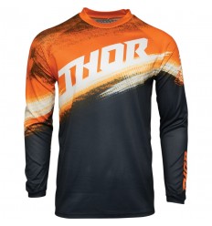 Camiseta Infantil Thor Mx Vapor Naranja Negro |29121924|