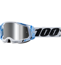 Máscara 100% Racecraft 2 Korb Mixos Plata Flash |26013266|