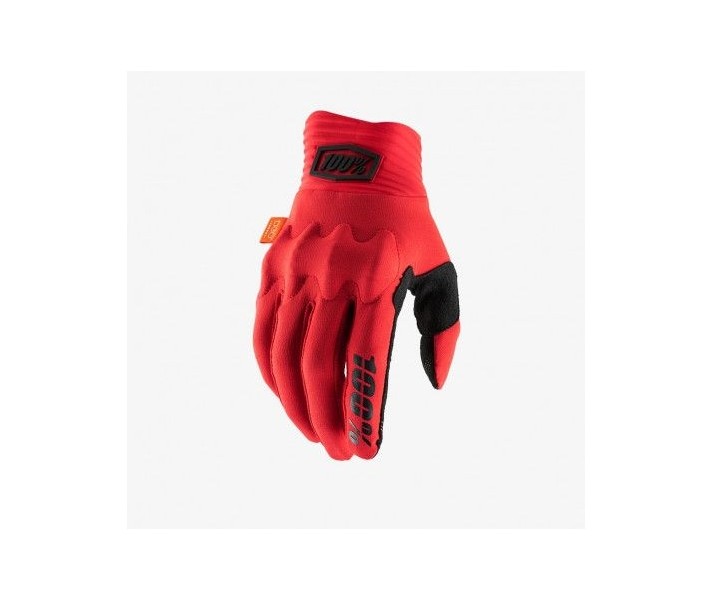 Guantes 100% Cognito Rojo Negro |1001400020|