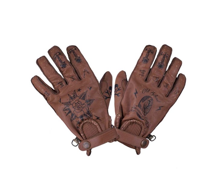 Guantes ByCity Second Skin Tattoo II Marrón |1000113|