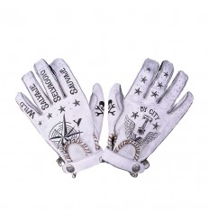 Guantes ByCity Second Skin Tattoo II Blanco |1000114|