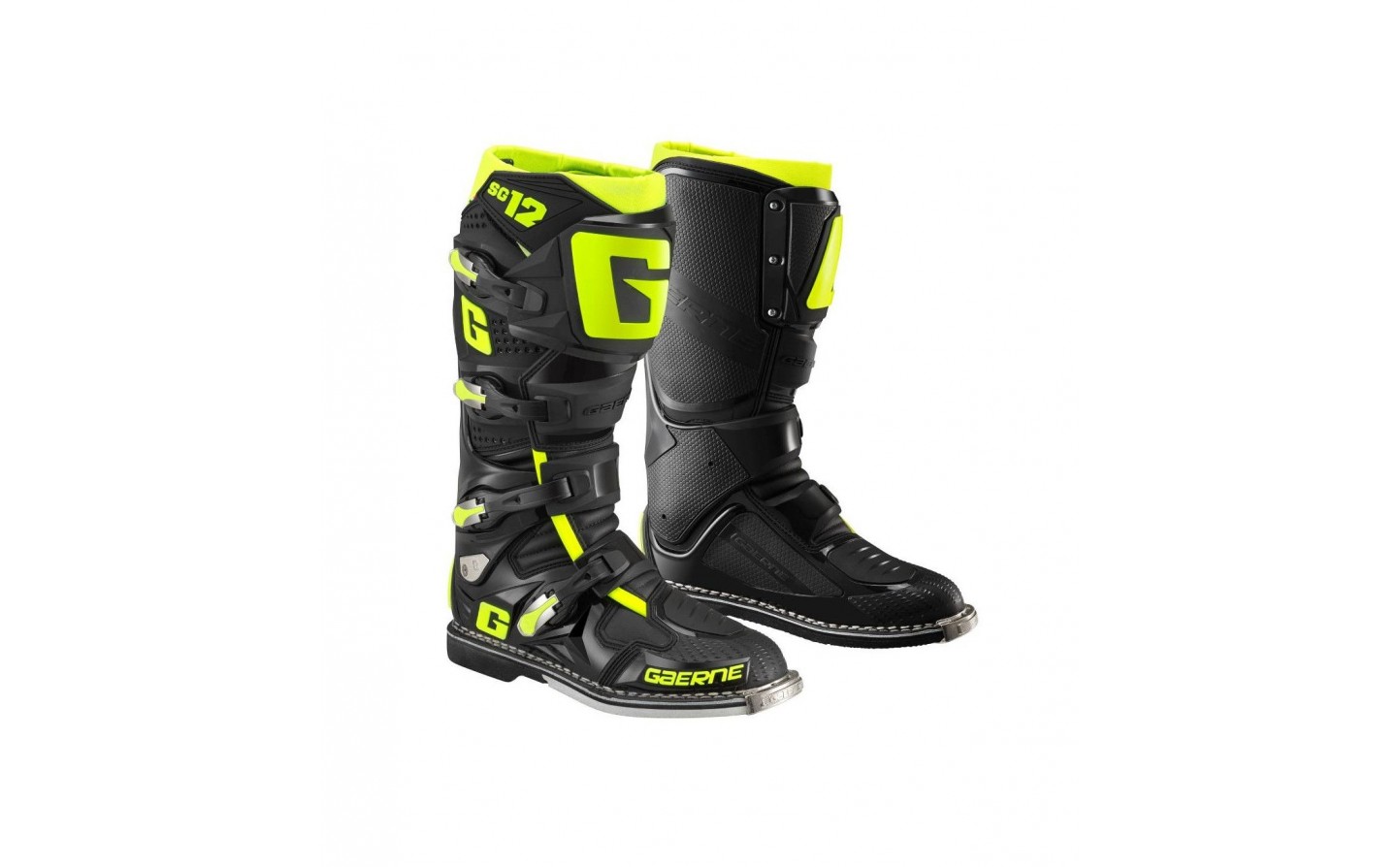 Botas SG-12 Negro Amarillo |G2174-089| - Fabregues Motos