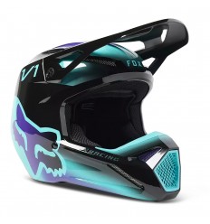 Casco Fox Infantil V1 Toxsyk Negro |29731-001|