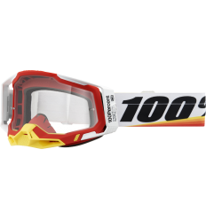 Máscara 100% Racecraft 2 Arsham Blanco Rojo |26013255|