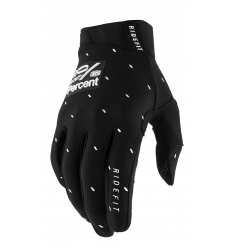 Guantes 100% Ridefit Slshr Blanco Negro |33307521|