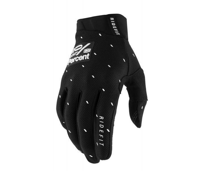 Guantes 100% Ridefit Slshr Blanco Negro |33307521|