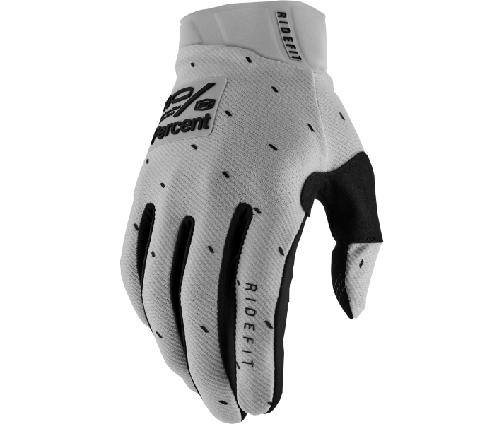 Guantes 100% Ridefit Slshr Plata Negro |33307525|
