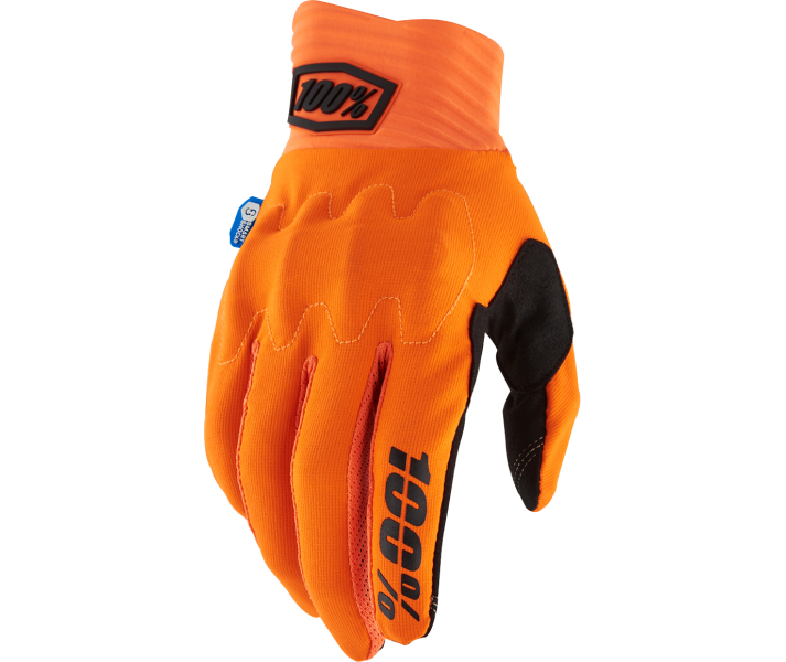 Guantes 100% Cognito Naranja Fluor |33307539|