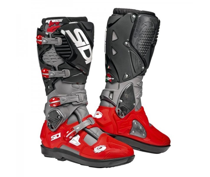 Botas Sidi Crossfire 3 Srs Gris Rojo Negro |BOSOF32170|