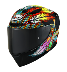 Casco Suomy Track-1 Chieftain Multi Negro Mate |K6T10014|