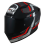 Casco Suomy Track-1 Ninety Seven Mate Gun Metal Rojo |K6T10002|