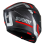 Casco Suomy Track-1 Ninety Seven Mate Gun Metal Rojo |K6T10002|