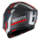 Casco Suomy Track-1 Ninety Seven Mate Gun Metal Rojo |K6T10002|