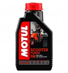 Aceite Motul scooter power 2T 1L