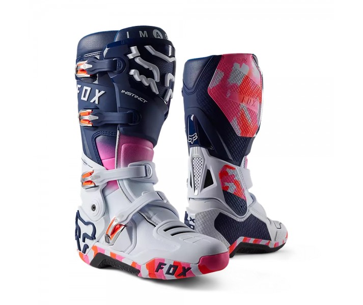 Botas Fox Instinct Ryvr Edición Limitada Blanco Azul marino |30408-139|