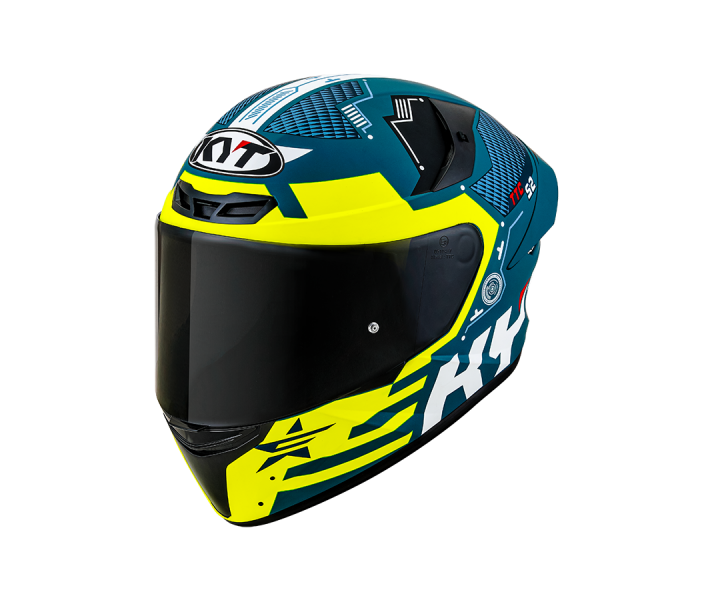 Casco Kyt Tt-Course Fuselage Amarillo Fluor |YSTT0021|