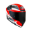 Casco Kyt Tt-Course Gear Negro Rojo |YSTT0024|