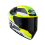 Casco Kyt Tt-Course Gear Negro Amarillo |YSTT0022|