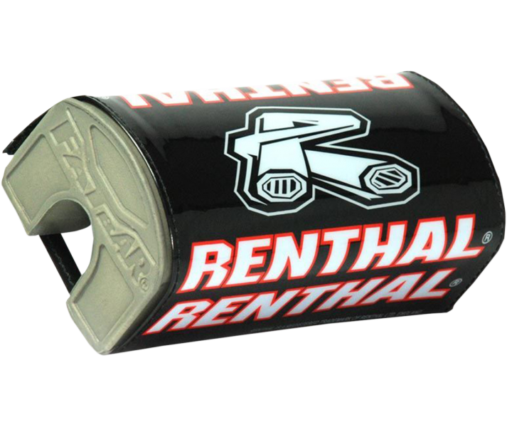 Almohadilla De Manillar Renthal Fatbar Negro Rojo Blanco /06013171/