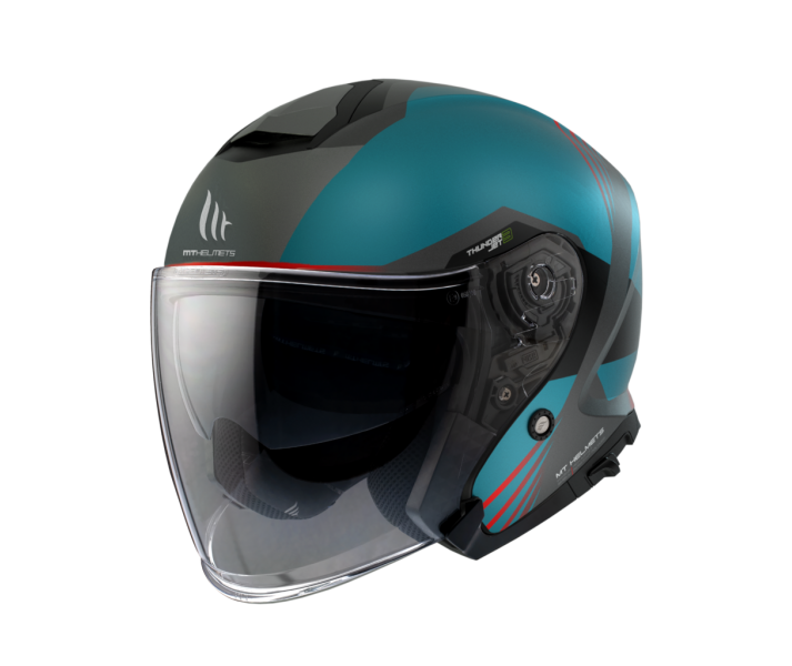 Casco Mt Thunder 3 Sv Jet Stargate A2 Gris Mate |11209490235|