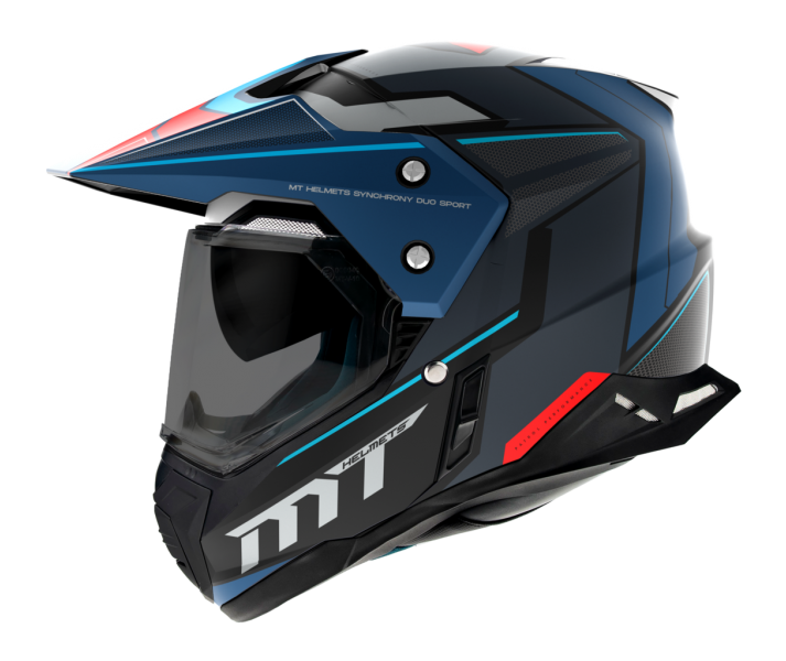 Casco Mt Synchrony Duo Sport Sv Patrol B7 Azul Mate |10949521733|