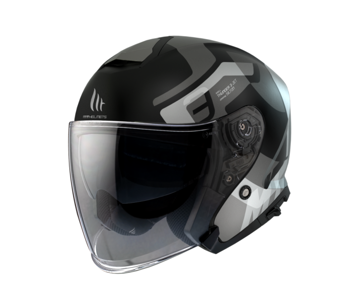 Casco Mt Thunder 3 Sv Jet Silton B2 Gris Perla Mate |11209481223|